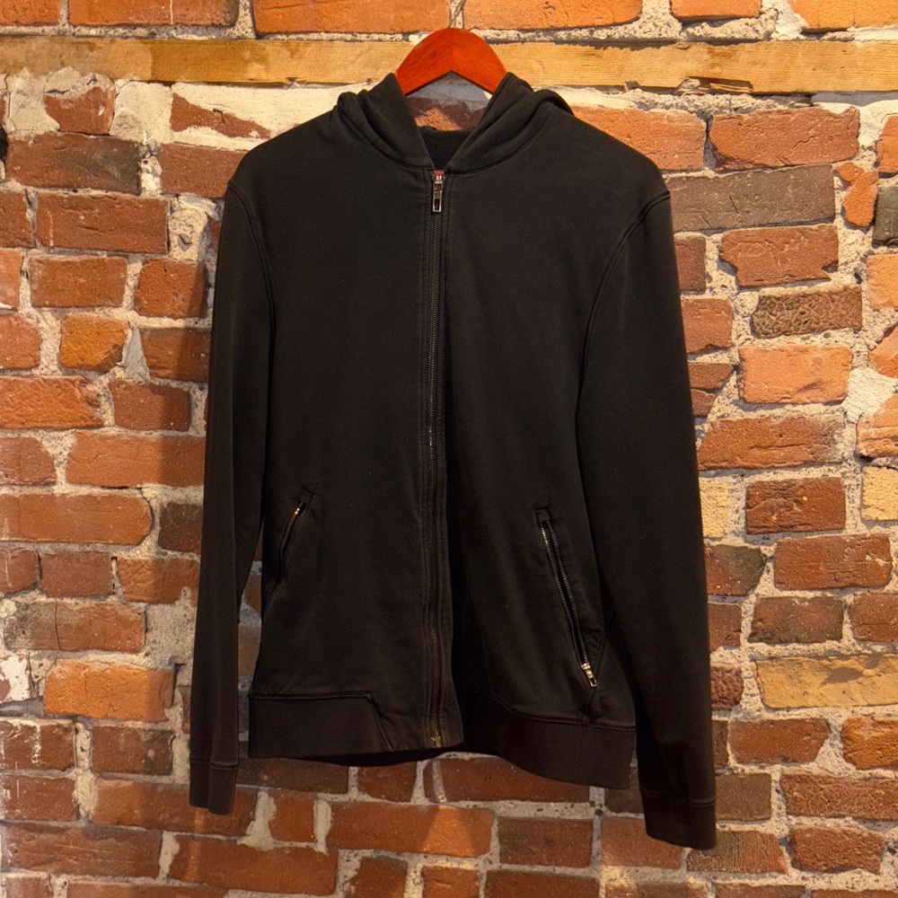 Men's Lululemon Full Zip Black Hoodie Jacket